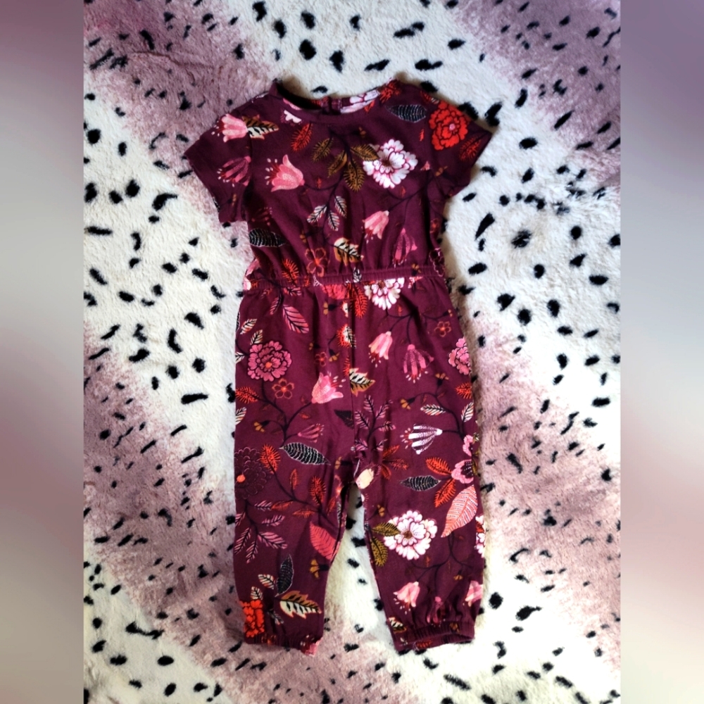 Short sleeve old navy floral romper